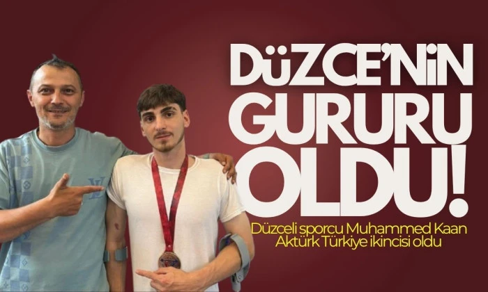 Muhammed Kaan Aktürk Türkiye ikincisi oldu