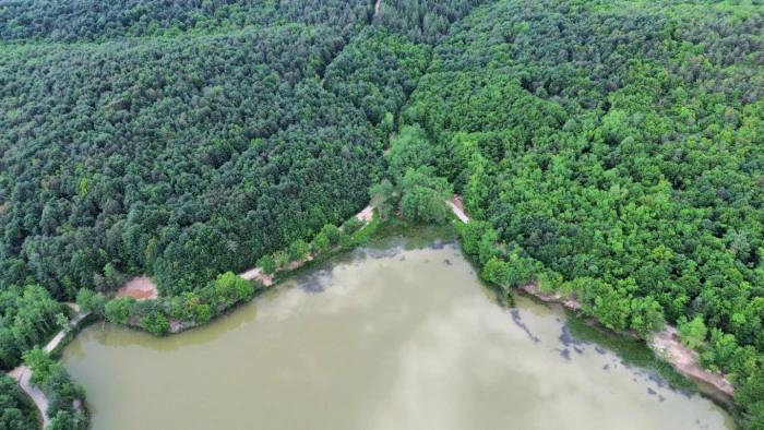 Düzce'de Serinlemek isteyenlerin yeni adresi Korugöl oldu