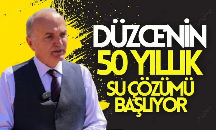 D&uuml;zce'nin Su Projesi: B&uuml;y&uuml;k Bir Adım