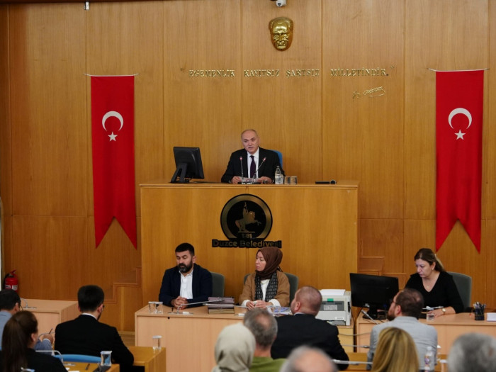 Başkan özlü meclise hitap etti 