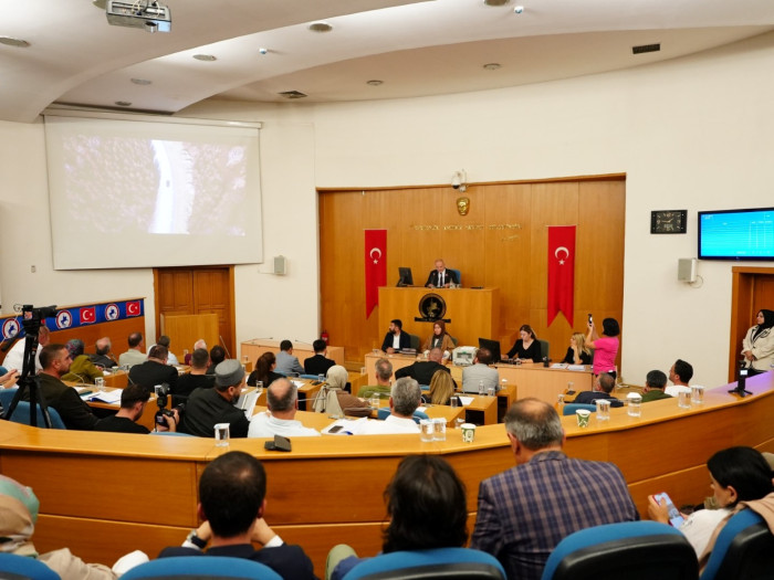 Başkan özlü meclise hitap etti 