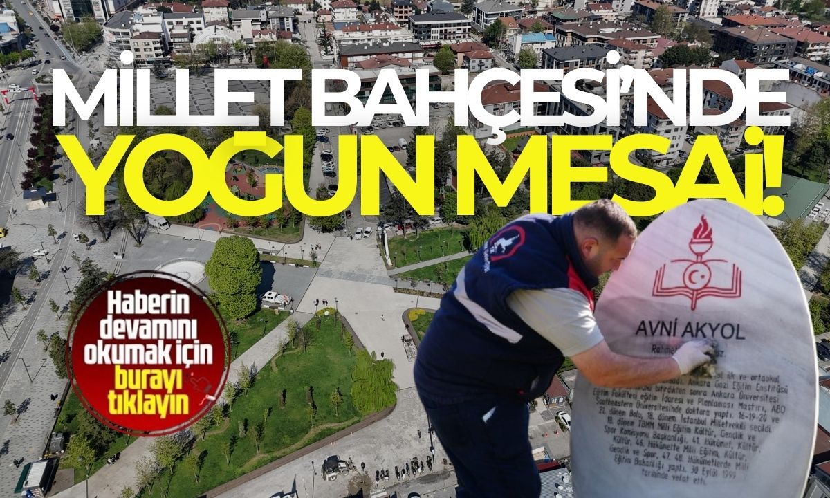 Millet Bahçesi, yaz aylarına hazırlanıyor..