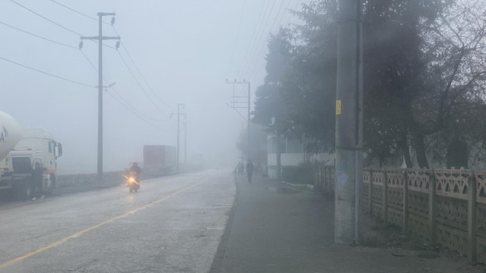 Düzce’nin meşhur sisi başladı