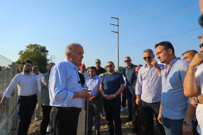 Belediye meclisi, içme suyu projesinde son durumu yerinde gördü