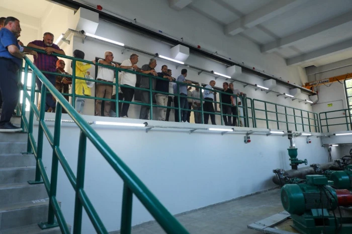 Belediye meclisi, içme suyu projesinde son durumu yerinde gördü