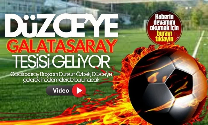 Dursun Özbek Düzce'yi Ziyaret Edecek