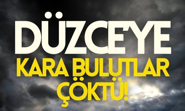 Kara bulutlar çöktü! 