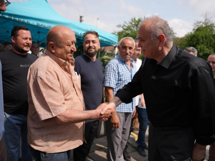 &Ouml;ZL&Uuml; ESNAFLA BİR ARAYA GELDİ