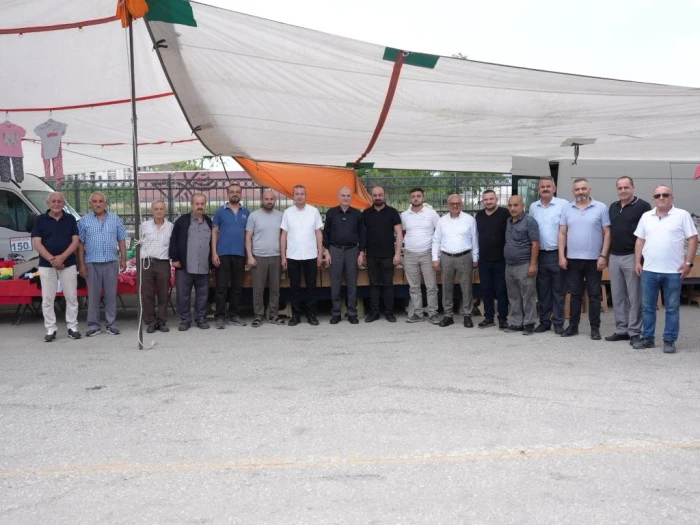 &Ouml;ZL&Uuml; ESNAFLA BİR ARAYA GELDİ