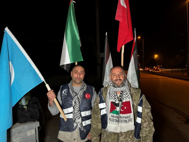 Filistin'e özgürlük için Ankara’ya yürüyorlar 