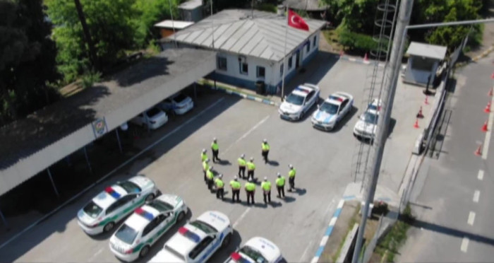 Bölge Trafik Ekiplerinin Yoğun Mesaisi Görüntülendi