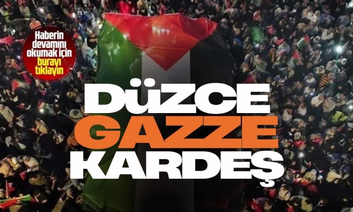 Gazze kardeş şehir ilan edildi