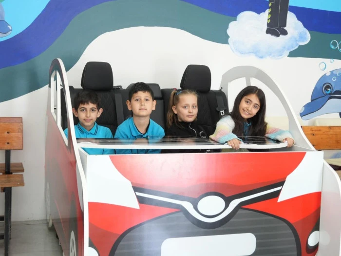 Geleceğin s&uuml;r&uuml;c&uuml;leri trafik eğitim parkuru&rsquo;nda