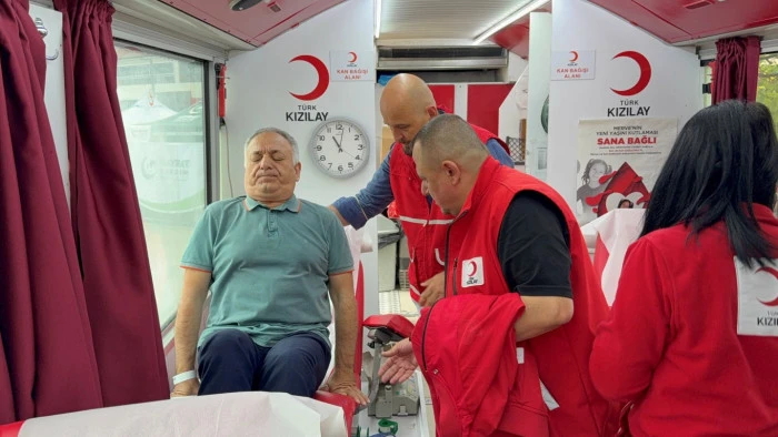 Düzce'de kan bağışı çağrısında bulundu