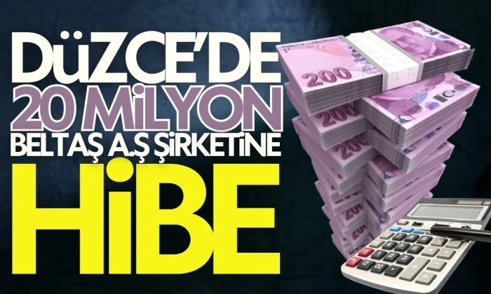 Beltaş 20 Milyon hibe 