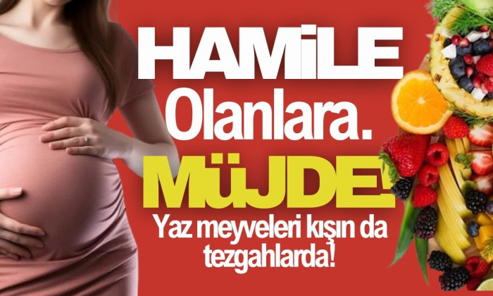 Hamileler için yaz meyveleri kışın da tezgahlarda! 