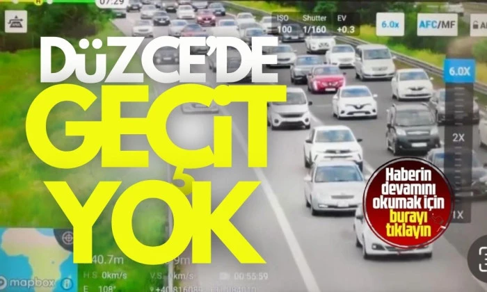 Düzce’de 140 araç trafikten men edildi