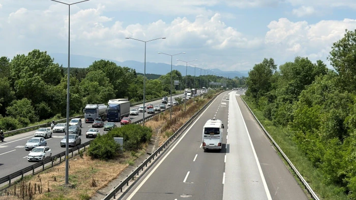 TEM Otoyolu'nun D&uuml;zce ge&ccedil;işinde bayram tatili yoğunluğu başladı
