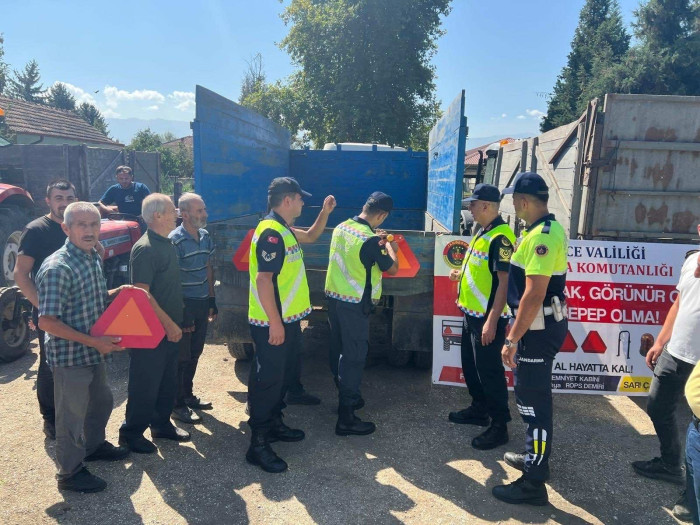 Jandarma kazaları azaltmak için harekete geçti!