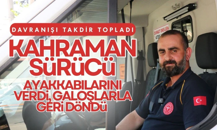 Ambulans Şof&ouml;r&uuml;n&uuml;n &Ouml;zverili Davranışı