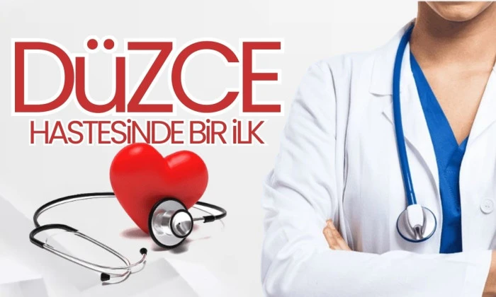 Düzce'de Koroner Anjiyo Açıldı