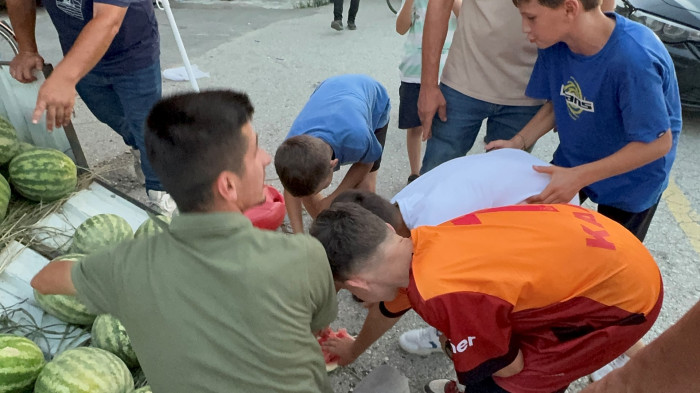 Düzce'de yerli karpuz tezgaha indi