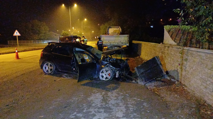 Kabalak rampasında feci kaza 1 kişi öldü!