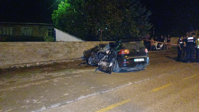 Kabalak rampasında feci kaza 1 kişi öldü!