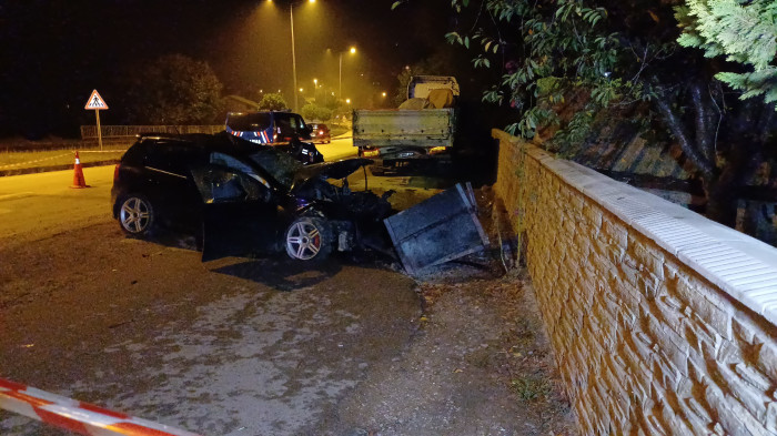 Kabalak rampasında feci kaza 1 kişi öldü!