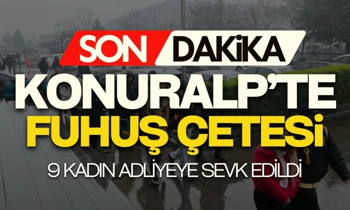 D&uuml;zce'de 9 Kadın Sosyal Medyada Fuhuş Ş&uuml;phesiyle Adliyede