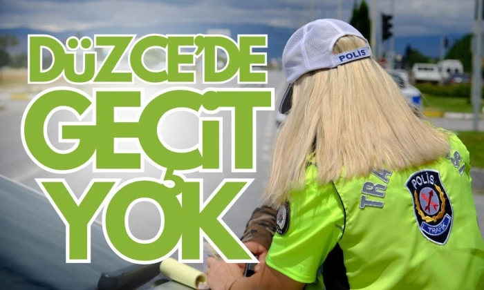 Düzce’de 187 araç trafikten men edildi