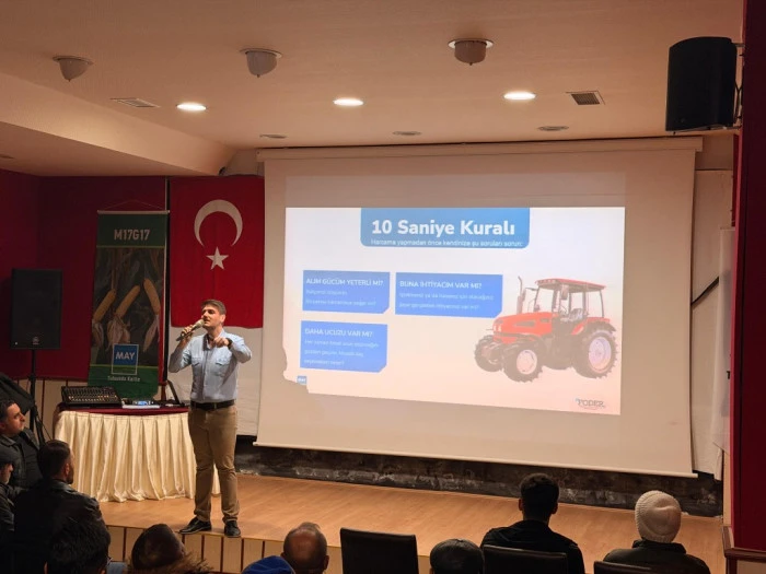 MAY Tohum&rsquo;dan &ccedil;ift&ccedil;iye eğitim desteği