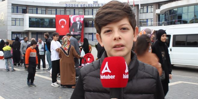 Minik Yüreklerden İsrail İsyanı Hür Sokak Röportaj
