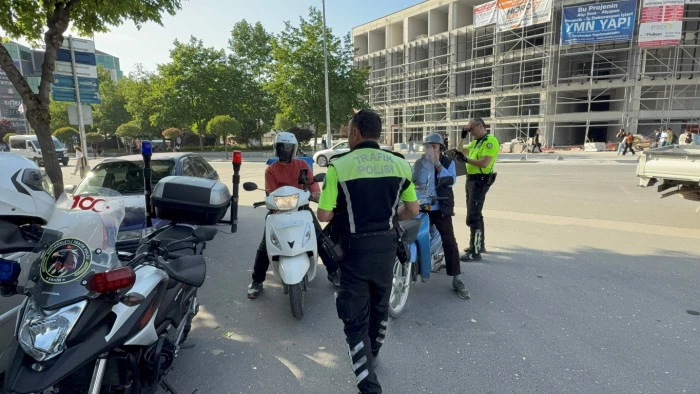 Motosiklet denetimleri de sıklaştırıldı