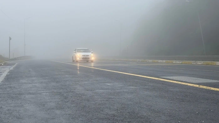 Bolu Dağı’nda sis etkili oluyor: Görüş mesafesi 25 metre
