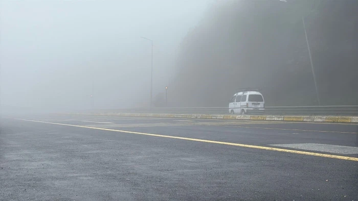 Bolu Dağı’nda sis etkili oluyor: Görüş mesafesi 25 metre