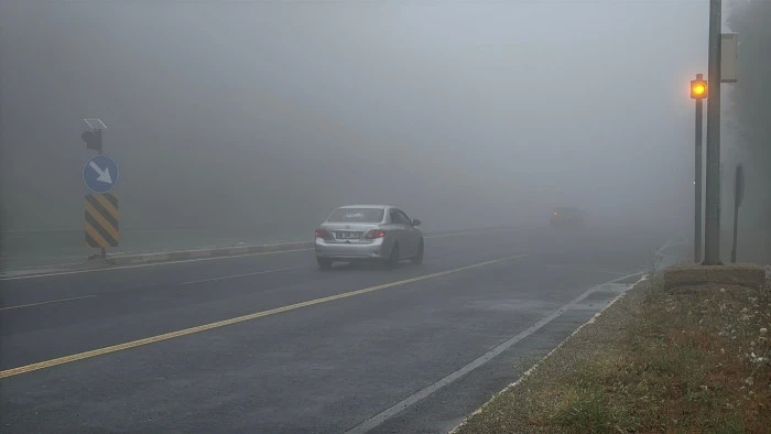 Bolu Dağı’nda sis etkili oluyor: Görüş mesafesi 25 metre