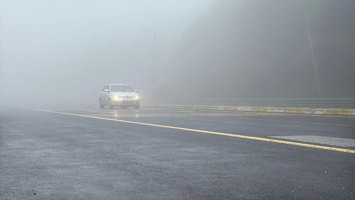 Bolu Dağı’nda sis etkili oluyor: Görüş mesafesi 25 metre