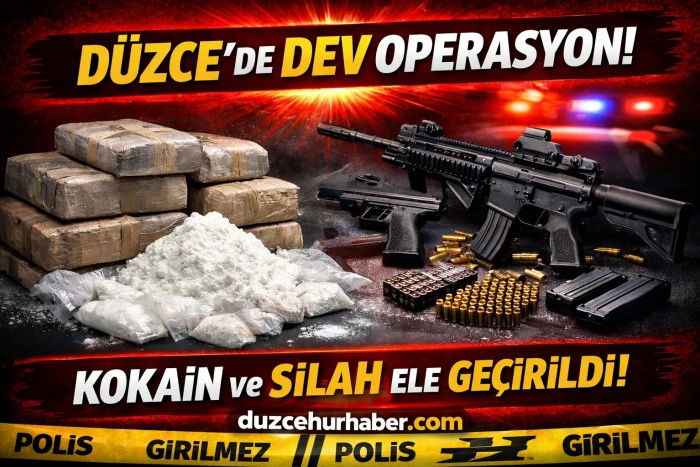 D&uuml;zce'de Su&ccedil; &Ouml;rg&uuml;t&uuml; Operasyonu: 36 G&ouml;zaltı