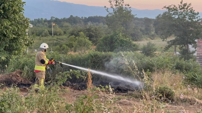 Otların yanması büyük tehlike olmadan kontrol” adı altında alındı