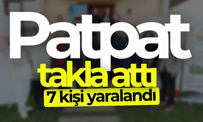 Düzce’de patpat kazası 7 yaralı