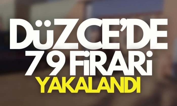 Aranan 79 şahıs yakalandı