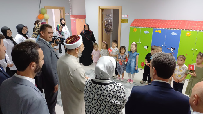 Prof. Dr. Ali Erbaş kuran kursu eğitim programı açılışını yapmak üzere Düzce'ye geldi