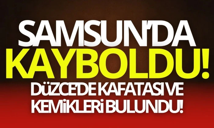 Gizemli Kemikler Cesedi D&uuml;zce'de Ortaya &ccedil;ıktı 