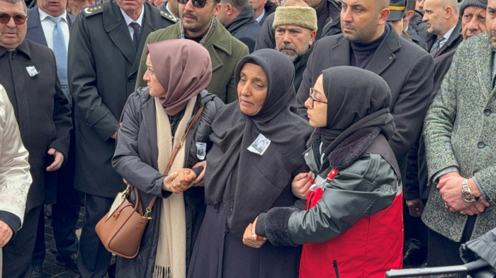 Şehit Piyade Uzman &Ccedil;avuş Mustafa Bazna son yolculuğuna uğurlandı