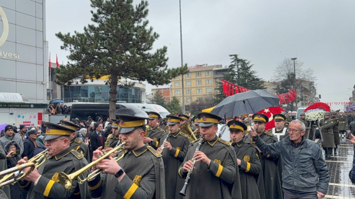 Şehit Piyade Uzman &Ccedil;avuş Mustafa Bazna son yolculuğuna uğurlandı