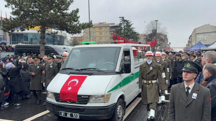 Şehit Piyade Uzman &Ccedil;avuş Mustafa Bazna son yolculuğuna uğurlandı