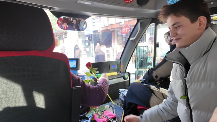 Şoförlere sürpriz kutlama