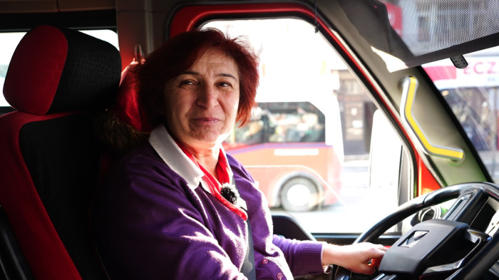 Şoförlere sürpriz kutlama