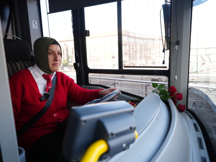 Şoförlere sürpriz kutlama